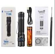 Trustfire T11R 強光手電筒 戰術手電筒 1800 LUMENS 18650 充電電池 USB充電 行山 露營