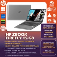 HP ZBOOK FIREFLY SERIES - 14/15 -G7/G8 WORKSTATION -14"/15" INCH TOUCHSCREEN - i5/i7 10TH/11TH GEN