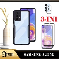 SAMSUNG A23 5G Transparent Softcase Case SAMSUNG A23 5G Casing 3IN1 Package