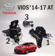 เซตประหยัด!!! ยางแท่นเครื่อง-แท่นเกียร์ โตโยต้าวีออส TOYOTA VIOS (NCP150) ปี 2013 ขึ้นไป เกียร์ออโต้