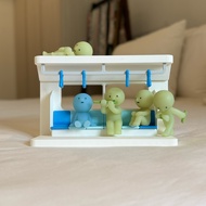 Smiski Display MRT Shelf | Mini Singapore MRT Train Replica | 3D Printed Collectible (5 MRT Colours)