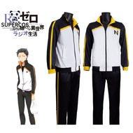 Re:Life Zero Subaru Natsuki Cosplay  Jacket Coat Costume Hoodie Set for Daily Wear
