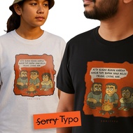 KATUN SORITYPO Mr. Frugal Living Premium Black & White T-Shirt Combed Cotton 24s Unisex