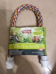 哈根哈利鸚鵡攀爬棉繩站棒站桿魔爪棒玄鳳小太陽鳥籠玩具用品