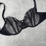 Export bra size 34D 36D. Sexy thin lace bra made in Europe