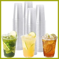 ∤ ∲ ▶ 100pcs  milk tea cups with lid （12oz/16oz/22oz）disposable Dabba Cup with Set Lid / Dabba Lids