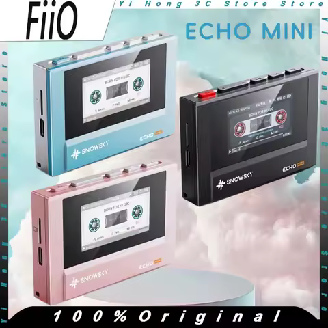 FiiO Snowsky ECHO MINI Music Player Bluetooth Portable Lossless Colorful Screen Dynamics UI Long-end