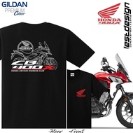 2026 fashion Moto Tees: Honda Cb400x Cb500x Series Owners Tshirt Gildan 76000 100% Tees. Showa Adven