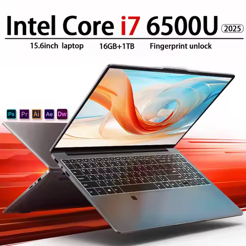 ACEKAMAS 15.6" Laptop Computer Intel Core I7 6500U/i3 6100U Windows 11 pro 16GB DDR4 1TB SSD Portabl