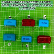 8500PF/8600PF/8900PF/9100PF FILM CAPACITOR 1.2KV/1.25KV/1.6KV/2KV