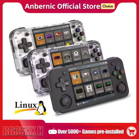 ANBERNIC RG35XX H Hand-held Consoles For Playing Video Games 3.5-inch IPS 640*480 Screen Retro Game 