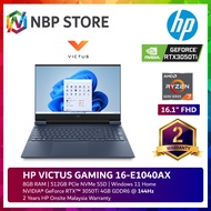 HP VICTUS GAMING 16-e1040AX 16.1" FHD 144Hz Laptop Performance Blue