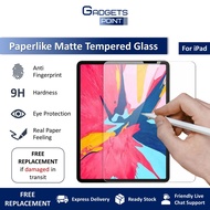 Matte Paperlike Tempered Glass Screen Protector for iPad Air 5 Air 4 iPad Pro 11 iPad 10 9 8 7 iPad mini 6 Shockproof Paperfeel