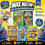 Max Meow hardcover comic books (5 Books Set)