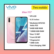 Vivo Y17 6.3 INCH 8GB RAM 256GB ROM 4G LTE FINGERPRINT SENSOR HANDPHONE MURAH(OEM SET)