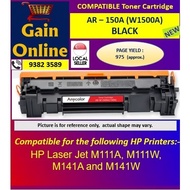 150A Black W1500A Compatible AR-W1500A (150A) for HP Laser Jet M111a, M111W, M141A, M141w Singapore 