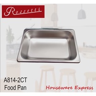 Rossetti A814-2CT Stainless Steel Food Pan Only (A814-2CT) Houseware Express