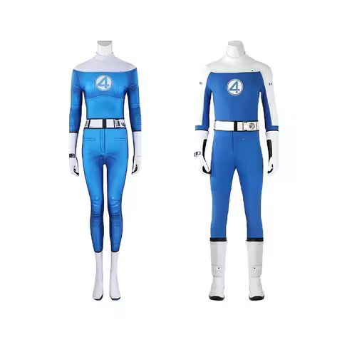 CyFantastic 4 Thing Cosplay Costume Four Reed Richards Sue Storm Uniform Halloween Party Superhero Z