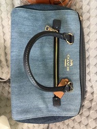 Coach 牛仔布手提包