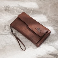 7svf Men's Wallet Long Fashionable Soft Wallet Zipper Multi Card Wallet Phone Bag Large Capacity PU Soft Leather Bag WalletMen Wallets