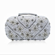 Waiwai Clutch Tas Pesta Wanita Selempang Bag Elegant Mutiara Wanita 114