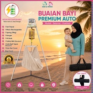 COMPACT Baby Cradle Tripod Spring Cot Buai Manual Buai Auto Buai Travel Rechargeable mesin Auto