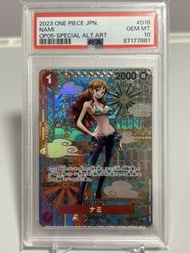 OP01-016 娜美 PSA10 （個殼有DD崩)