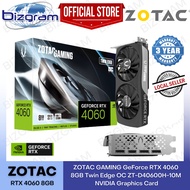 ZOTAC GAMING GeForce RTX 4060 8GB Twin Edge OC ZT-D40600H-10M NVIDIA Graphics Card