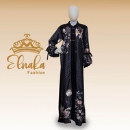 Gamis Premium Elnaka White Sakura 004