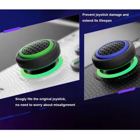 4PCS Thumb Stick Grip Caps Cover for Rog Xbox Ally/Rog Xbox Ally X Controller Silicone Joystick Grip