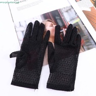 MUSEWEAR Women Gloves Driving Women Mittens Mesh Lattice Lace Driving Gloves