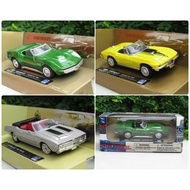 NEWRAY 1/43 Classic American Car City Cruiser Collection (1967 Chevrolet Corvette Yellow)  (1970 Old