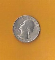 [大橋小舖] 美國1983年QUARTER  DOLLAR(25美分)硬幣 / 人頭與美洲鷹圖案 / 誠信為本