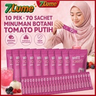 【10 Pek】7Lume White Tomato Drink Powder,800mg Anti Aging & Whitening Supplement for Skin Brightening