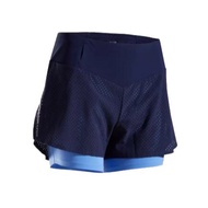 ถูกที่สุด กางเกงขาสั้น 2 IN 1 พร้อมกางเกงขาสั้นรัดรูปในตัวสำหรับใส่วิ่งรุ่น KIPRUN ผู้ชาย ผู้หญิง