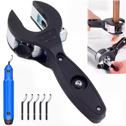 Ratcheting Tubing Cutter Copper Pipe Cutter 5/16" To 1-1/8" 2 in 1-360° Close Quarters Tube Compact 