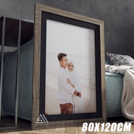 Minimalist photo frame plus print 80x120cm A0 custom size