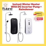 [SG SELLER] Rubine Bow DC Pump Instant Water Heater 3388 Rain Shower Set