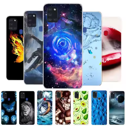 For Samsung Galaxy A21S Case A 21S Cartoon Silicone TPU Soft Phone Cover For Samsung A21S A217F A21 