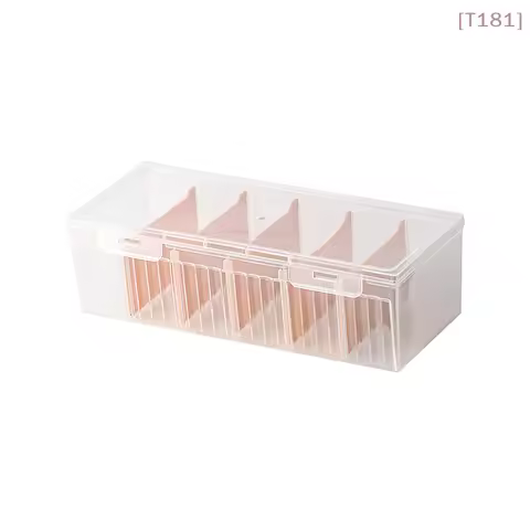 [E] 1PC Clear Plastic Compartmentalized Organizer Box Holds 550+ Game Cards Storage Box With Adjusta