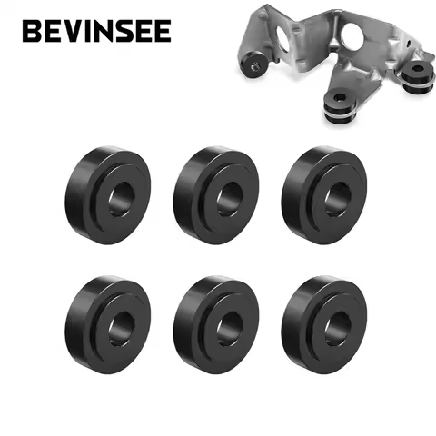 BEVINSEE Solid Shifter Bracket Bushings For Audi A3 S3 TT For VW 02A 02J 02M 02Q For Golf MK5 MK6 Fo
