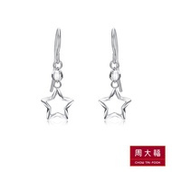 CHOW TAI FOOK 18K 750 White Gold Earring P153541
