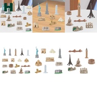 [Homyl] Landmark Architecture Models World Building Model, Travel Around The World Miniature Buildin