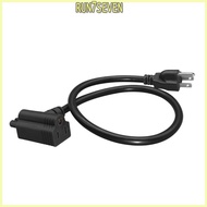 RUN Y Shaped 14AWG Extension Splitter Cord 3 Prong NEMA 5 15P to 5 15R and C7 Power Cable for Electr