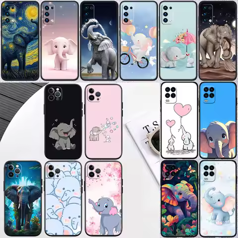 IO48 Cartoon Elephant Art New High-End Phone Case for Motorola Moto Edge 70 G06 G67 G77 G87 Fusion P