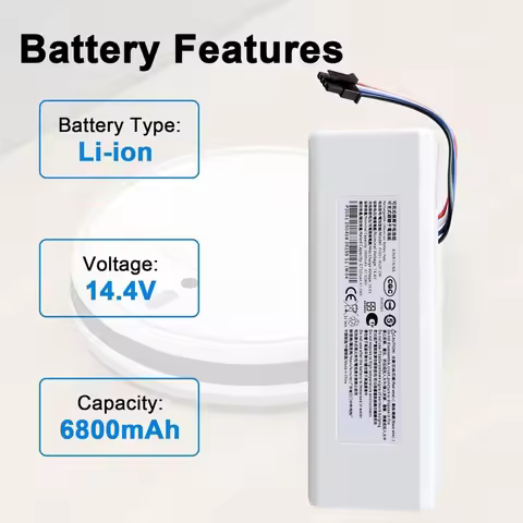 Original 14.4V 6800mAh P1904-4S1P-MM Li ion Battery For Xiaomi Mijia 1C STYTJ01ZHM Robot Vacuum Mop 