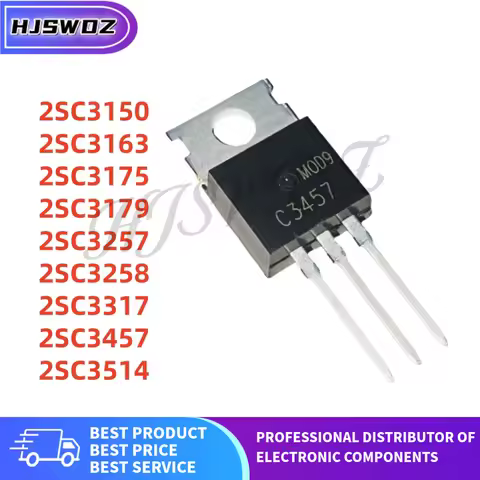 10PCS 2SC3258 2SC3257 2SC3317 2SC3457 2SC3514 2SC4106 2SC4242 2SC3150 2SC3179 2SC3175 2SC3163 TO-220