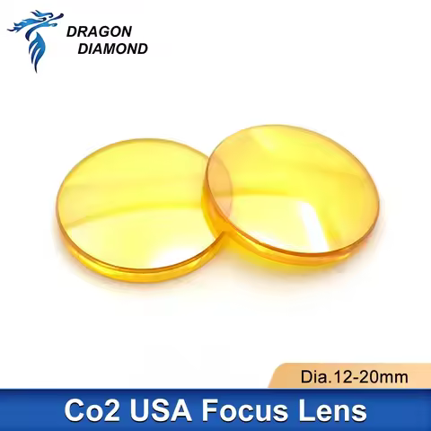 Laser Focus Lens Original USA CVD ZnSe Diameter 12/15/18/19.05/20mm FL38.1/50.8/63.5/76.2/101.6/127m