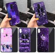 GRE11 Bts Logo Purple Phone Case For Huawei Y5P Y6P Y8P Y7A Y9A Mate 10 20 Lite Pro