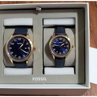 Fossil couple watch.